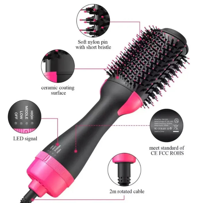 One Step Blow Hair Dryer and Volumizer Brush
